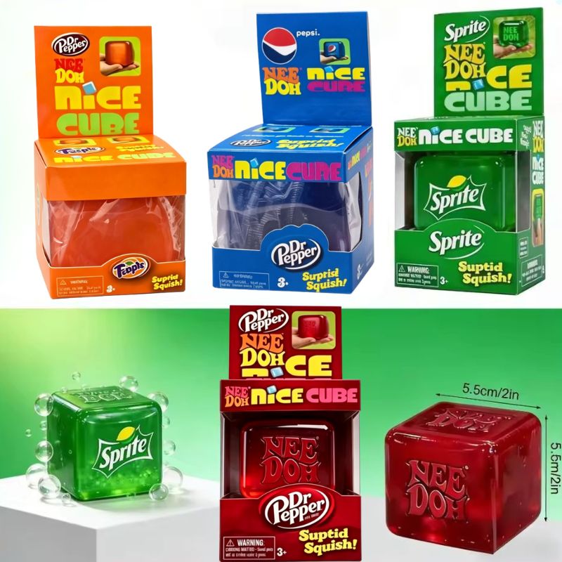 Fidget Cube Original - .Dr Pepper x NeeDoh Nice Cube