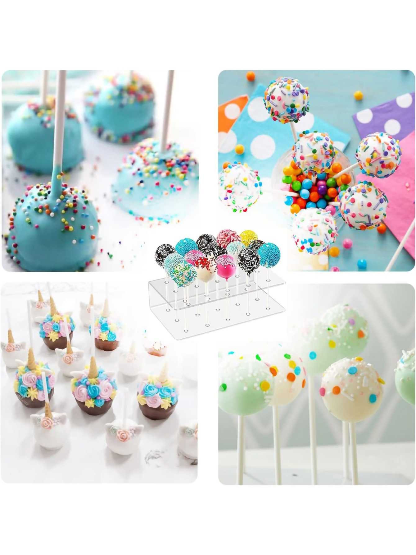 1PC 15 Hole Cake Pop Stand Can - Pop Display Shelf ulasan dan harga