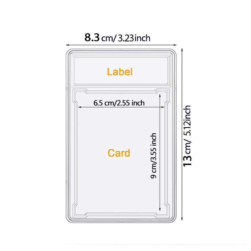 35/55/75/100PT Trading Cards S - Graded Card Display ulasan dan harga