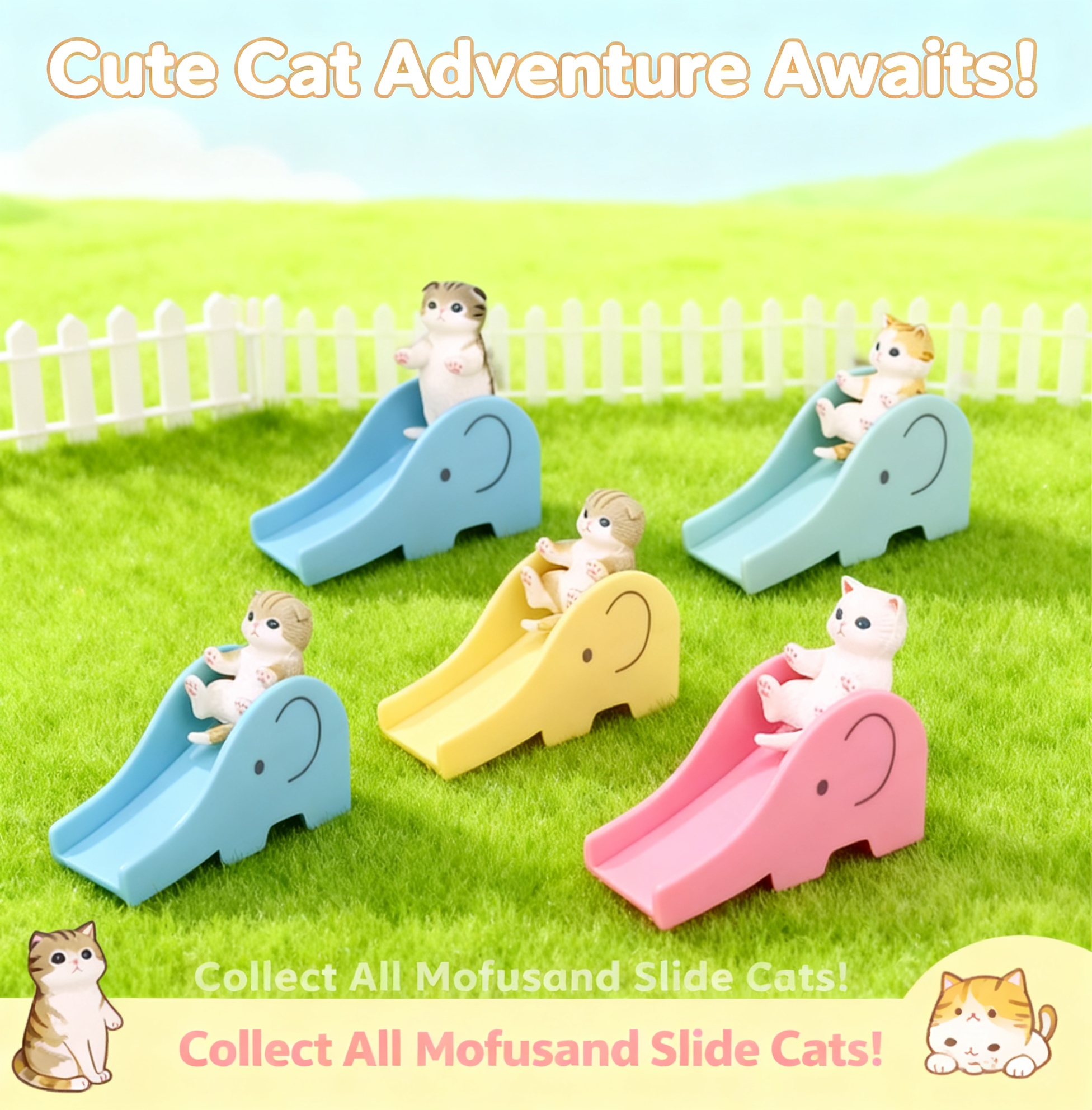 Mofusand Shark Cat Slide Blind - Mystery Box Blind Bag ulasan dan harga