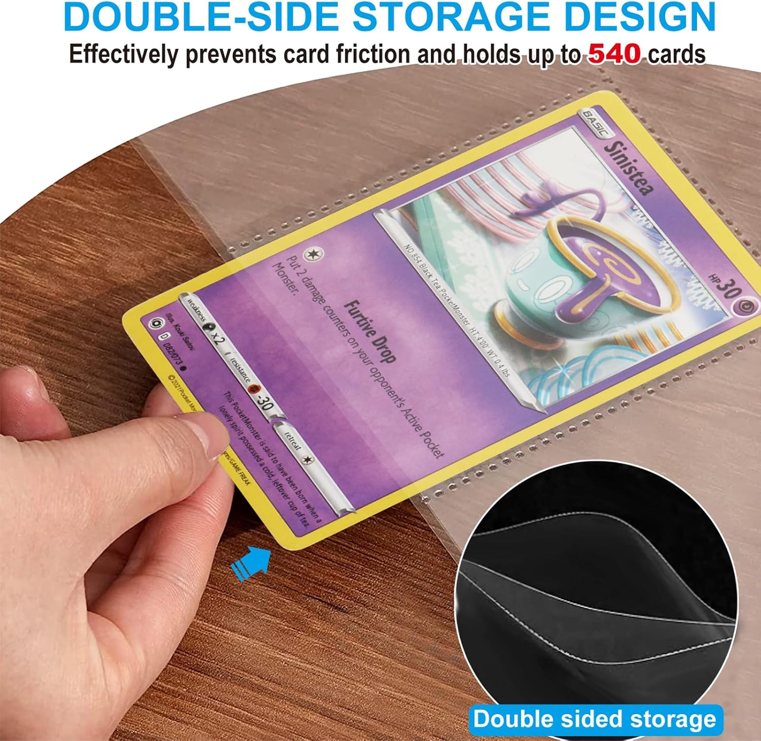 540 Pockets Double-Sided Tradi - Pokemon Binder Card ulasan dan harga