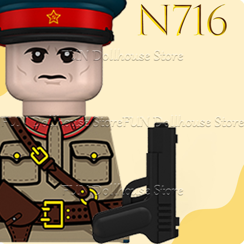 MOC WW2 Soviet Soldier Figures - Lego Minifigure Holder ulasan dan harga