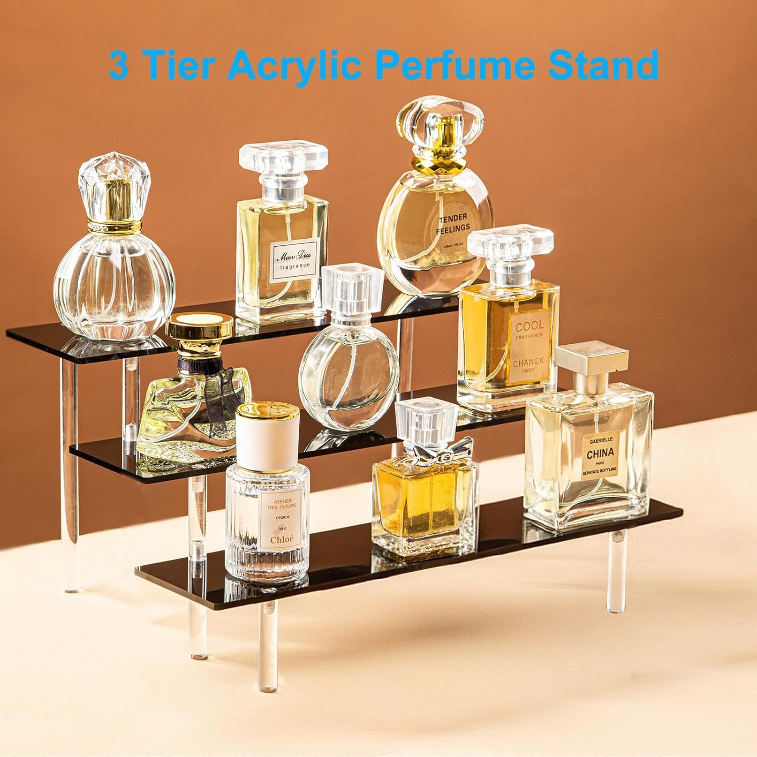 3 Tier Perfume Organizer Stand - Pop Display Shelf ulasan dan harga