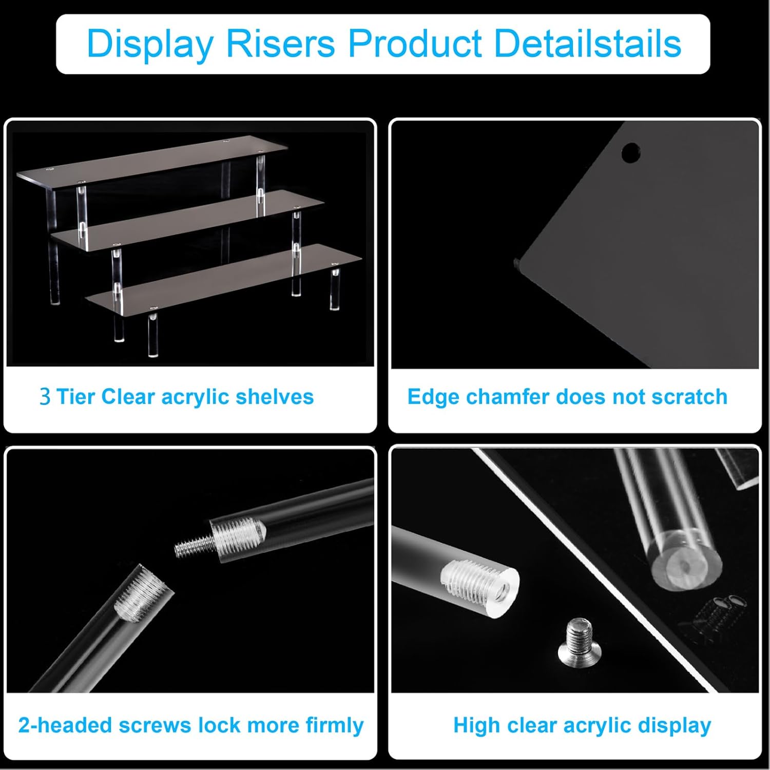 3 Tier Perfume Organizer Stand - Pop Display Shelf ulasan dan harga