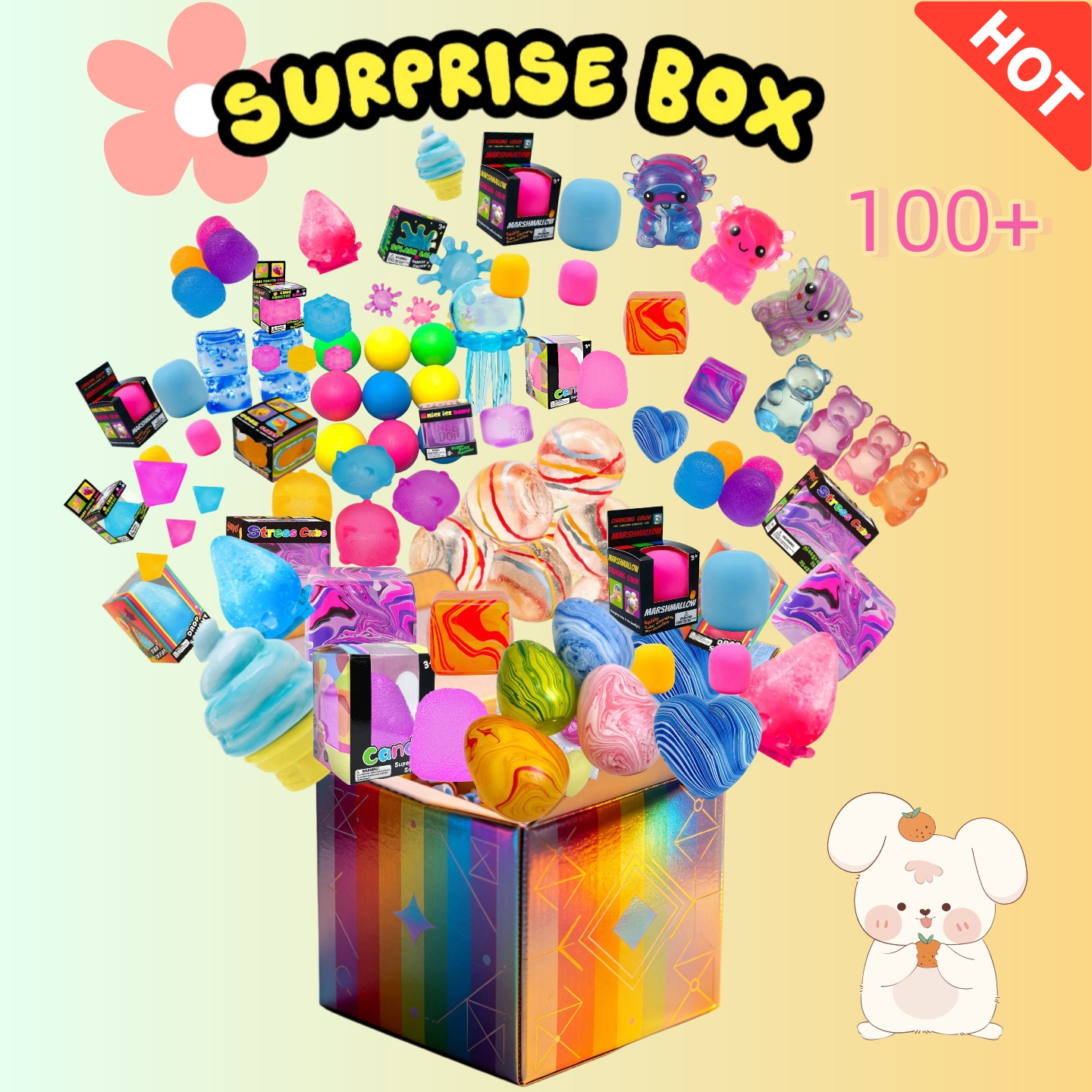 100+Pcs Surprise Box Toys, Nov - Mystery Box Blind Bag ulasan dan harga