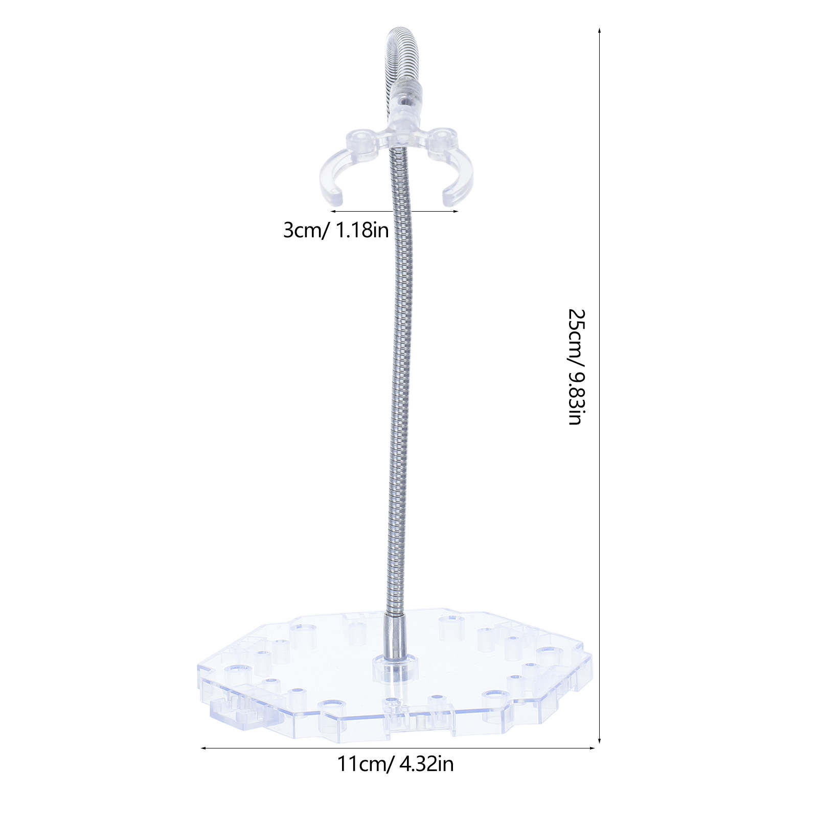 Clear Adjustable Action Figure - Action Figure Stand ulasan dan harga