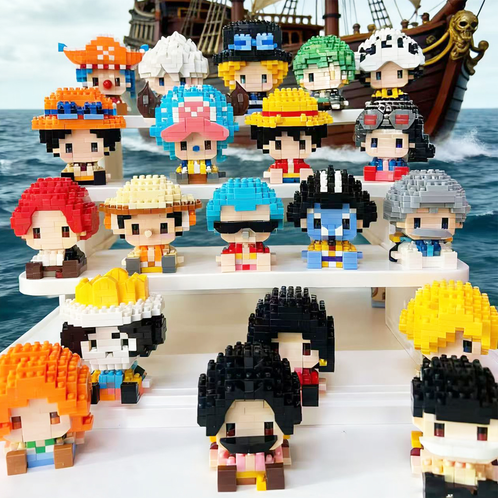 One Piece Anime Sun God Nika L - Building Block Mini ulasan dan harga