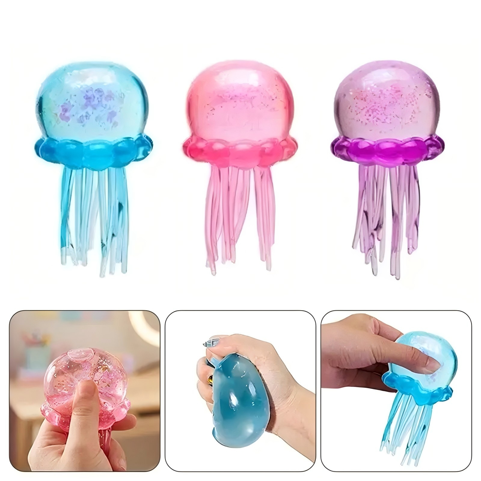 Trending Jellyfish Cube Squish - Fidget Cube Original ulasan dan harga