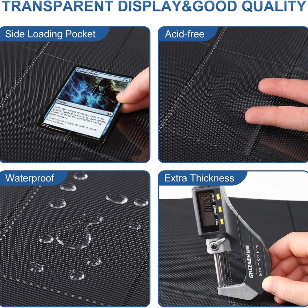 50Pack 900 Pockets Trading Car - Trading Card Binder ulasan dan harga