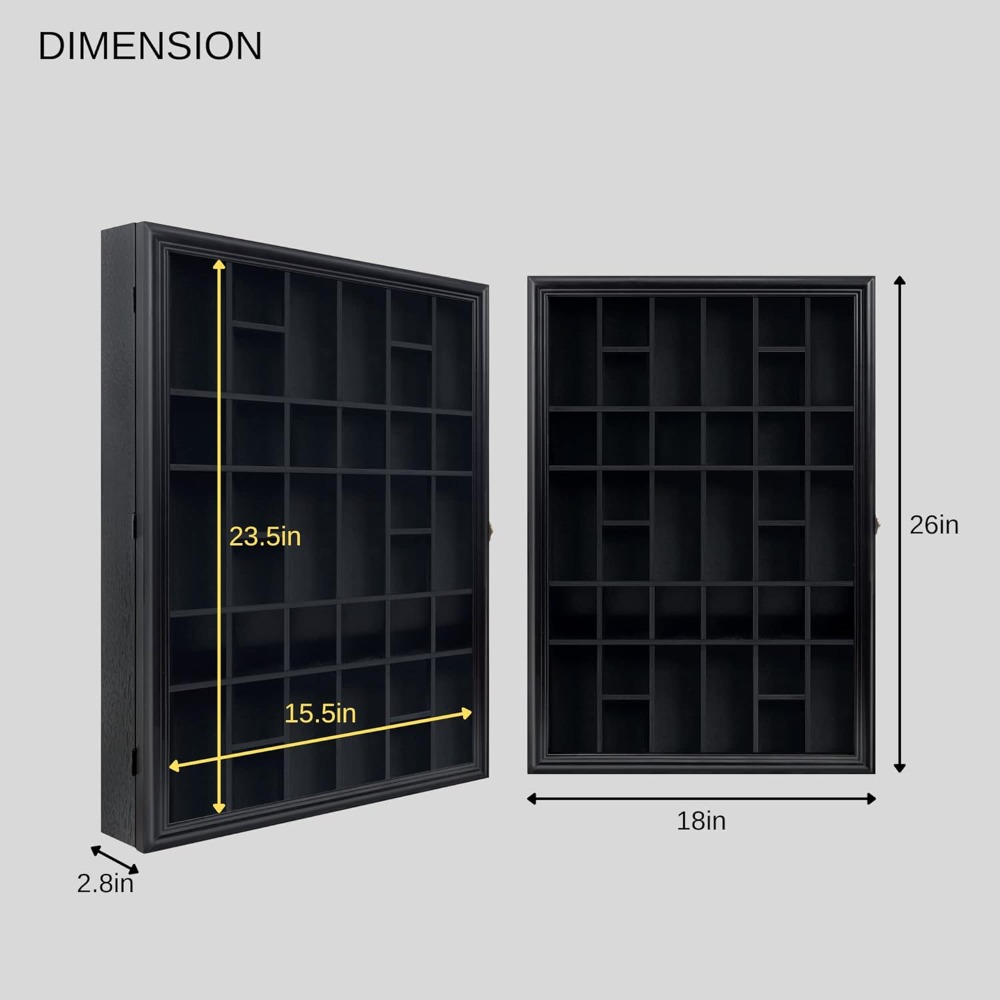Shot Glass Display Cabinet Sol - Display Case Acrylic ulasan dan harga