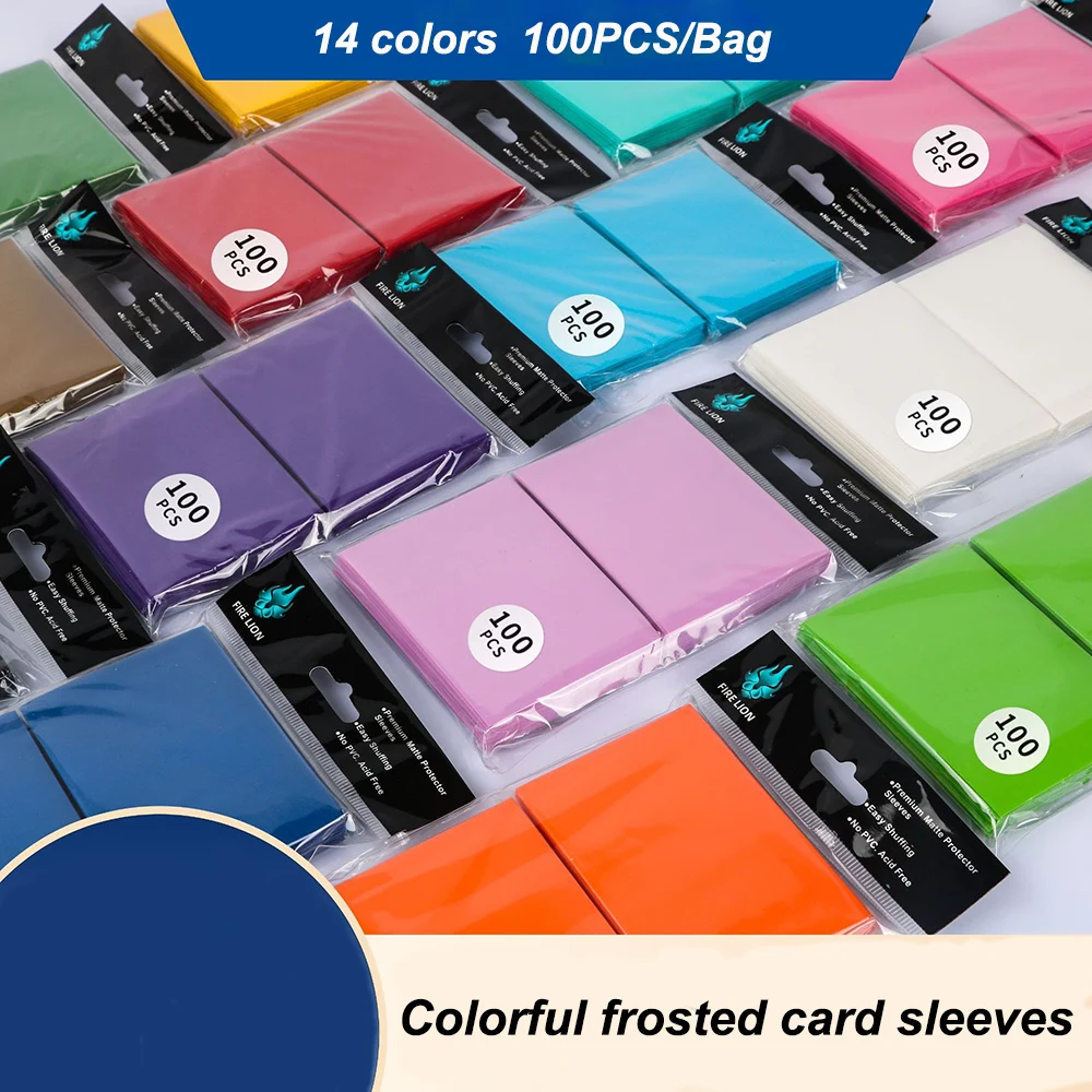 62x89mm 100PCS/Set Solid Matte - Card Penny Sleeve ulasan dan harga