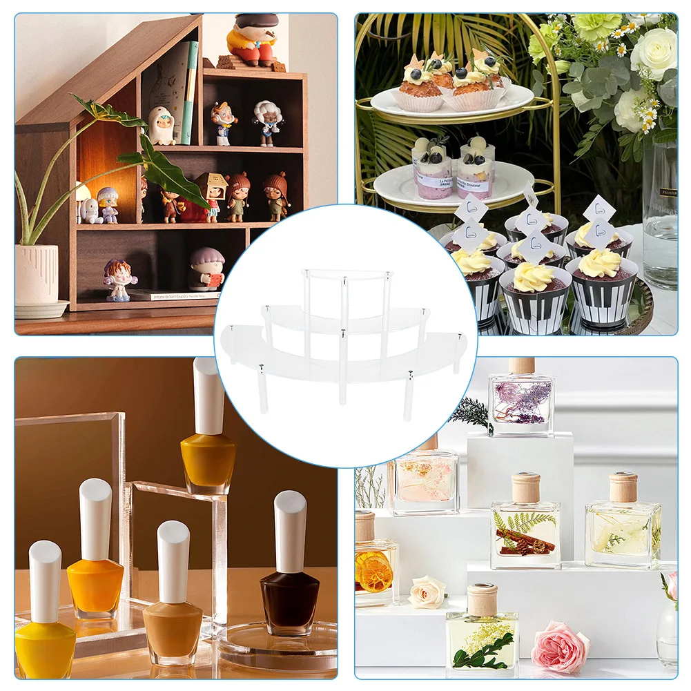 1 set 3 Tier Acrylic Display R - Display Risers Set ulasan dan harga
