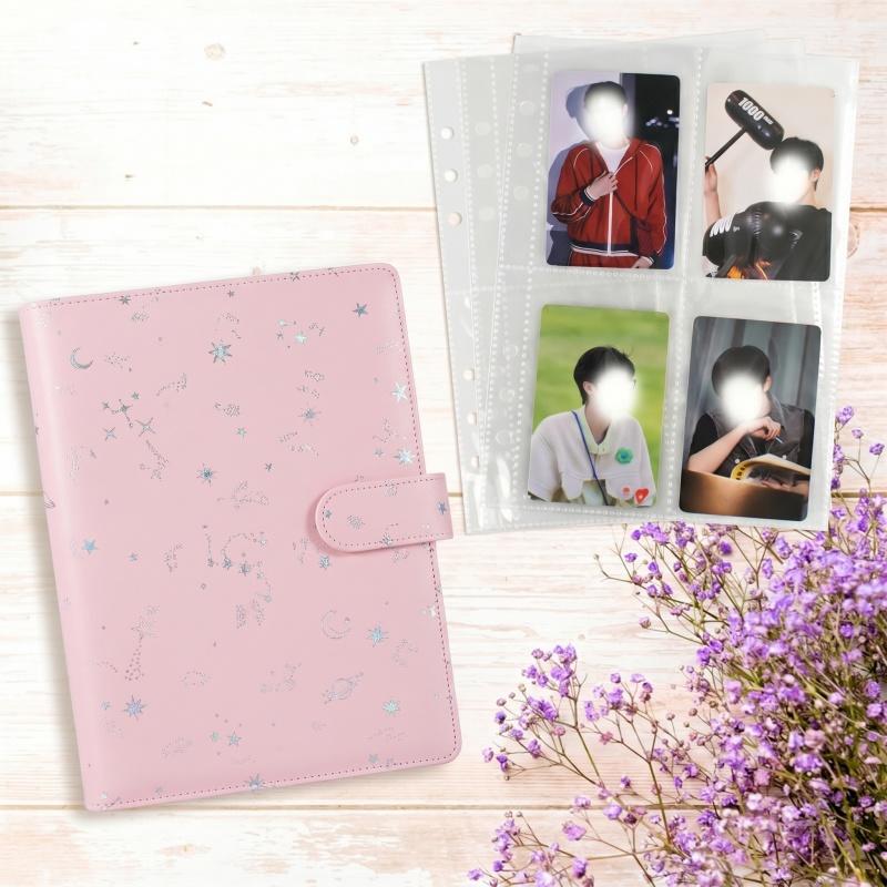 A5 6‑Ring Loose‑Leaf Photocard - Trading Card Binder ulasan dan harga
