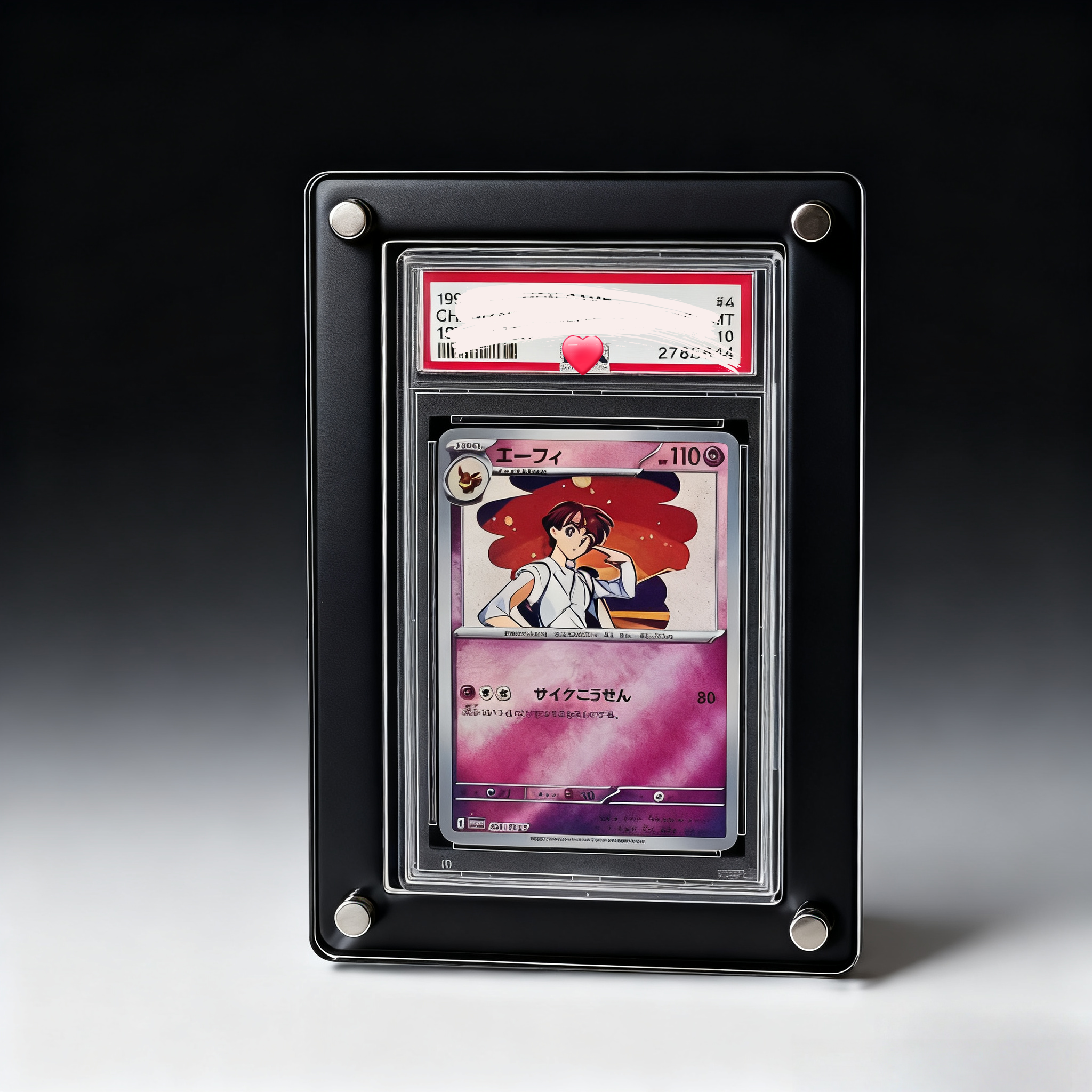 1-Slot Graded Card Stand Black - Graded Card Display ulasan dan harga