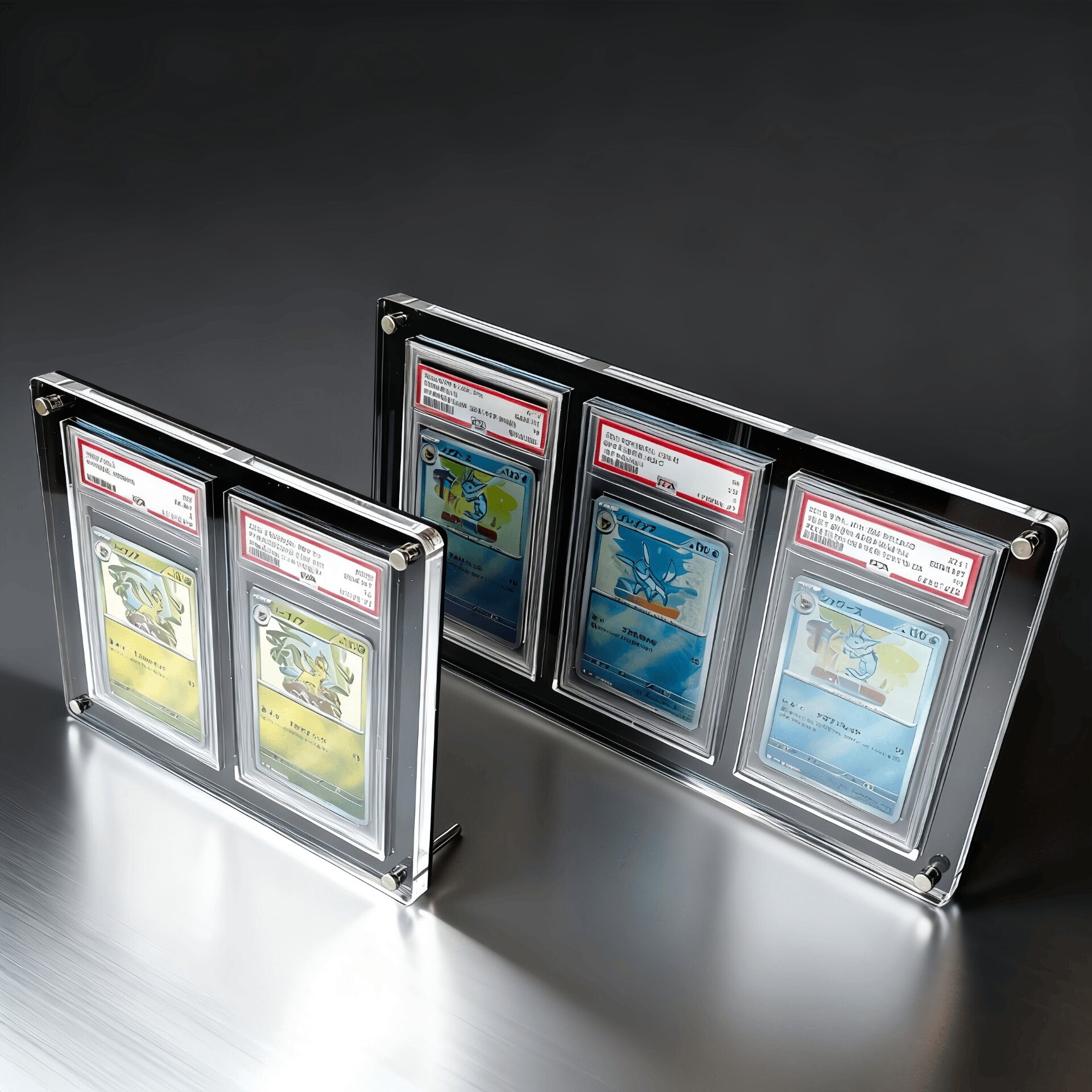 1-Slot Graded Card Stand Black - Graded Card Display ulasan dan harga