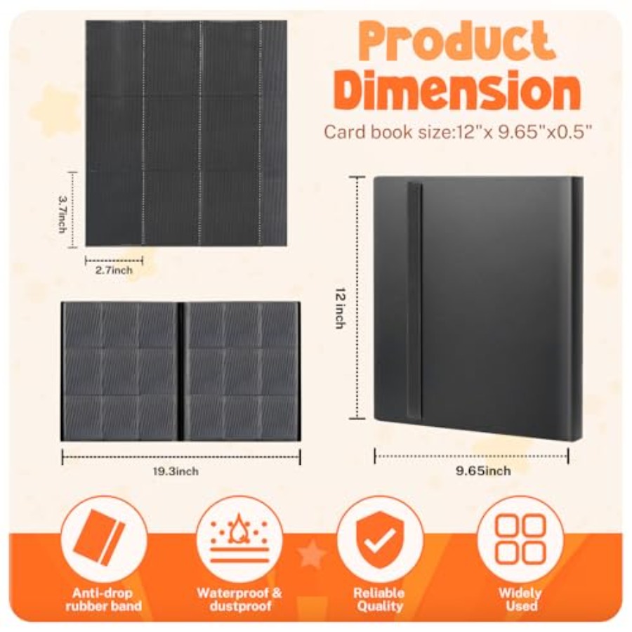 Card Binder, 9 Pocket Trading  - Trading Card Binder ulasan dan harga