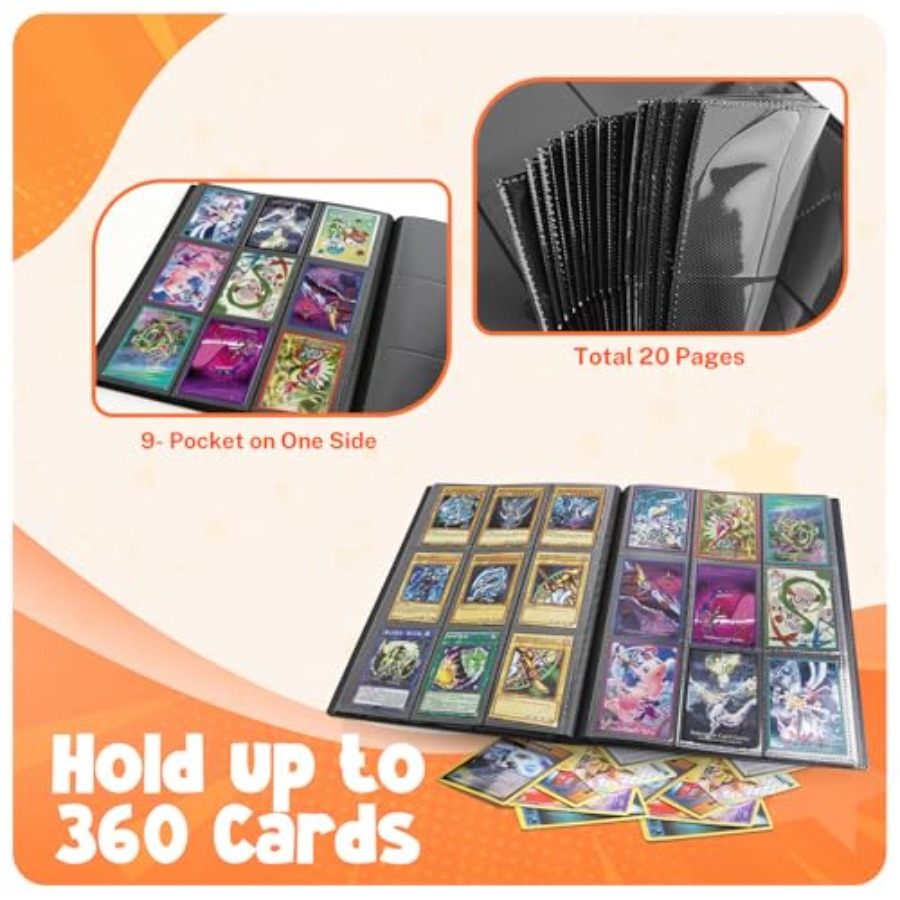 Card Binder, 9 Pocket Trading  - Trading Card Binder ulasan dan harga