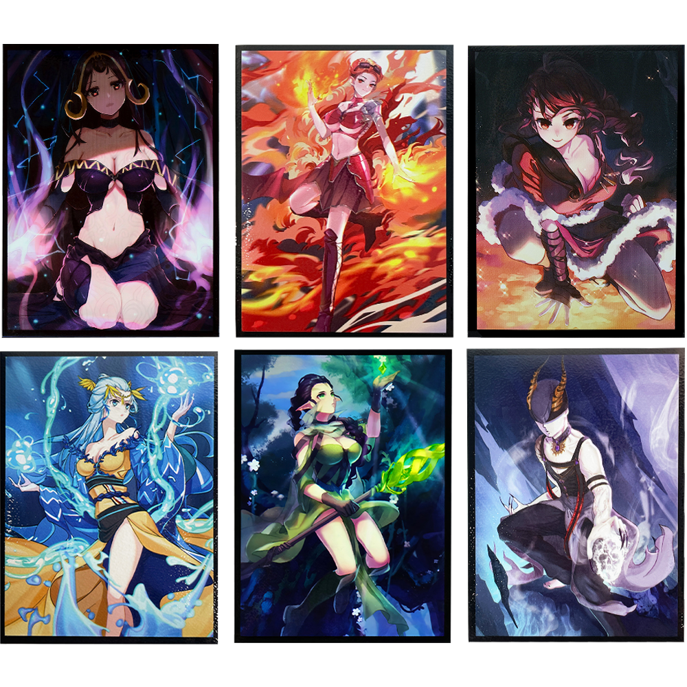 50PCS 66x91mm Art Character Ca - Card Penny Sleeve ulasan dan harga