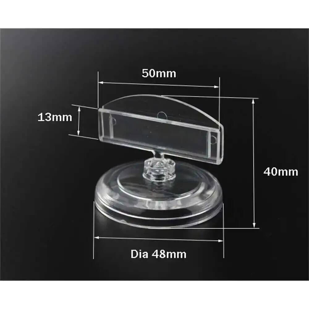 Small Card Holder Stand Clear  - Pop Display Shelf ulasan dan harga