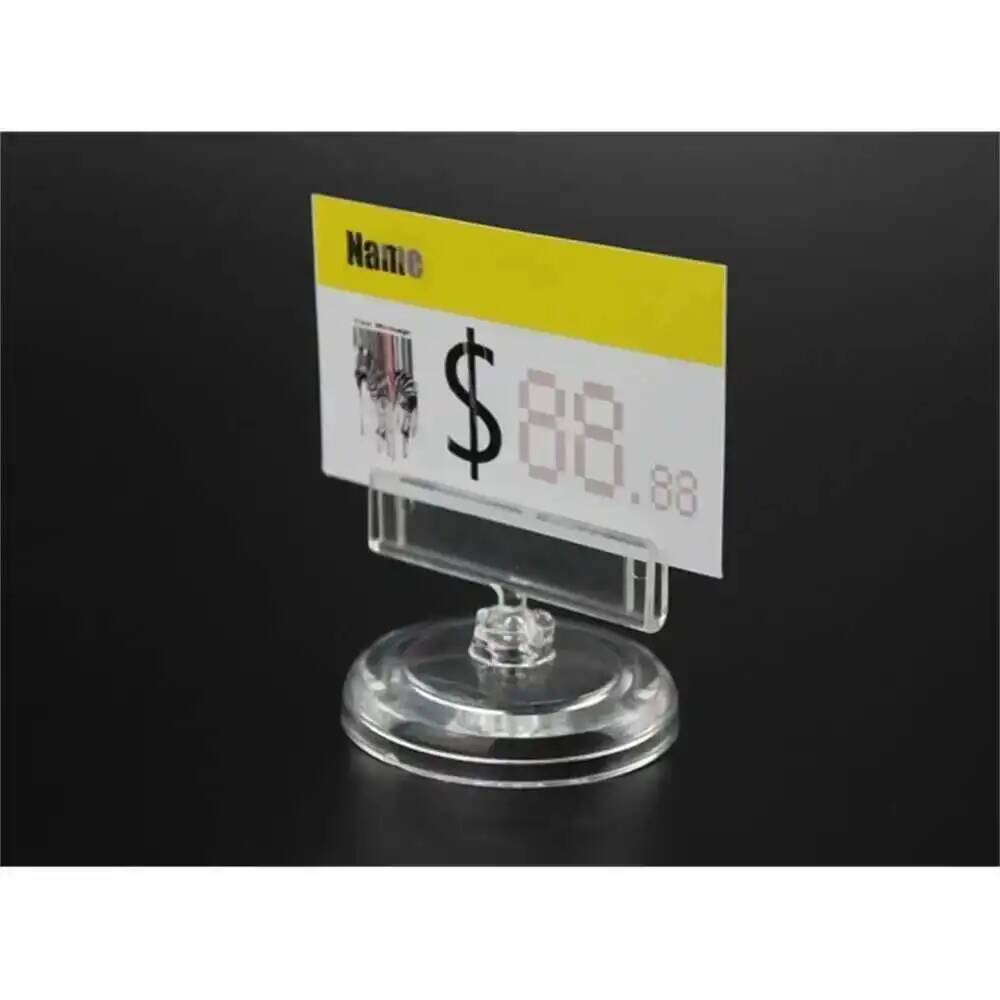 Small Card Holder Stand Clear  - Pop Display Shelf ulasan dan harga