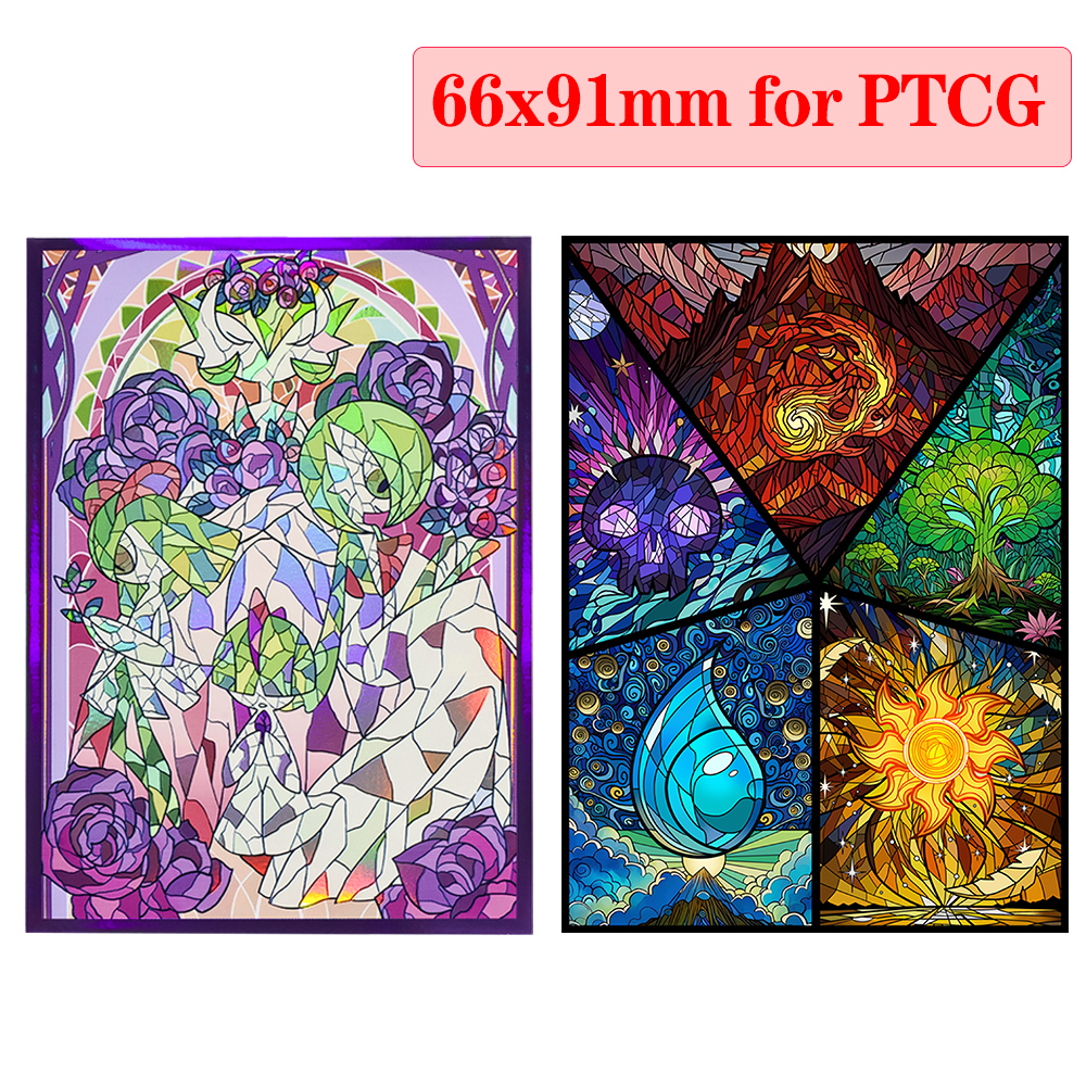 60pcs 66x91mm Multiple Styles  - Card Penny Sleeve ulasan dan harga