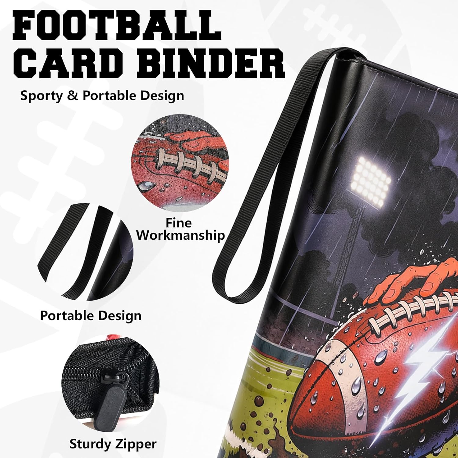 Football Card Binder 9-Pocket  - Trading Card Binder ulasan dan harga