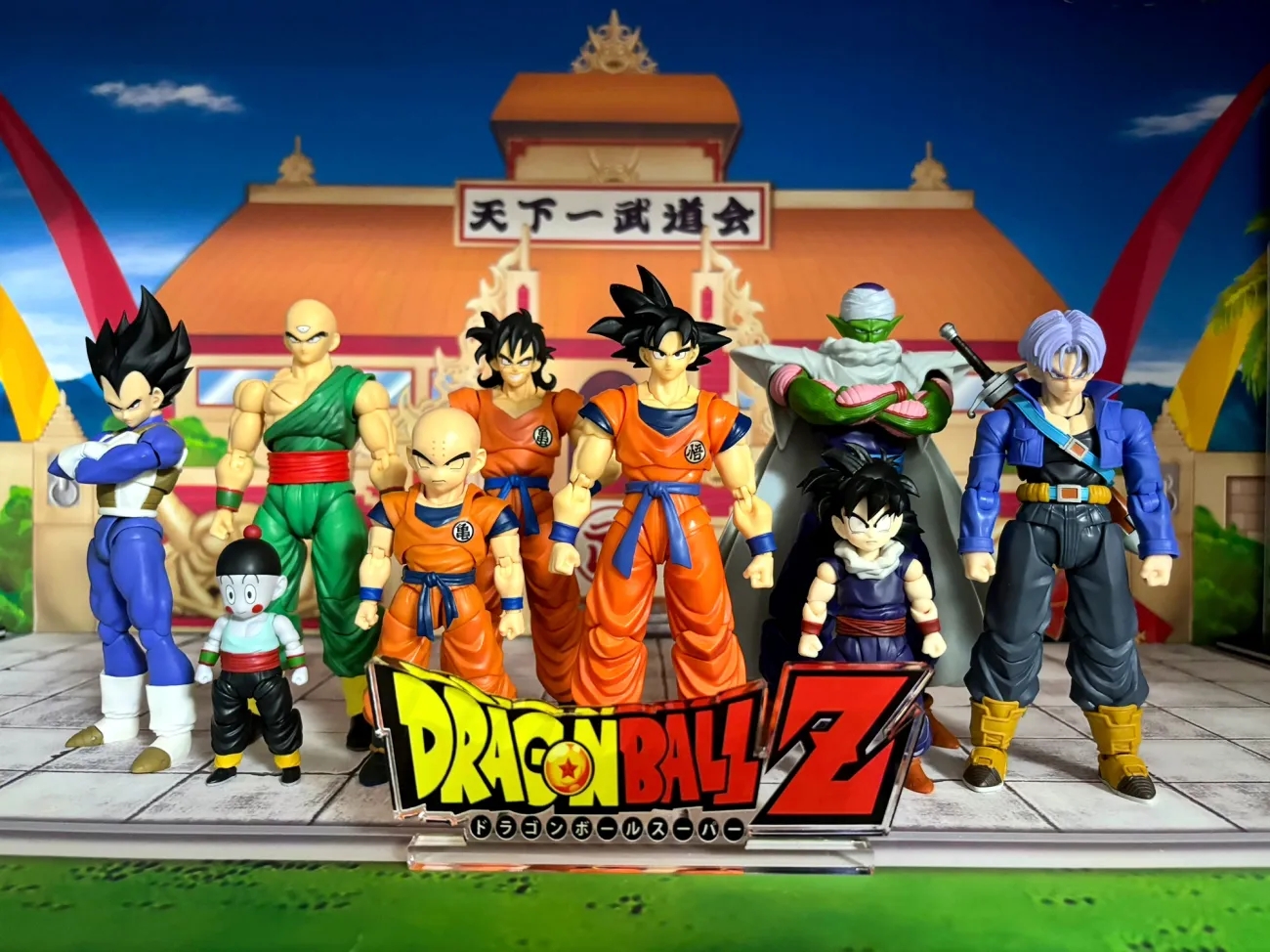 Anime Dragon Ball LOGO Base Wh - Action Figure Stand ulasan dan harga