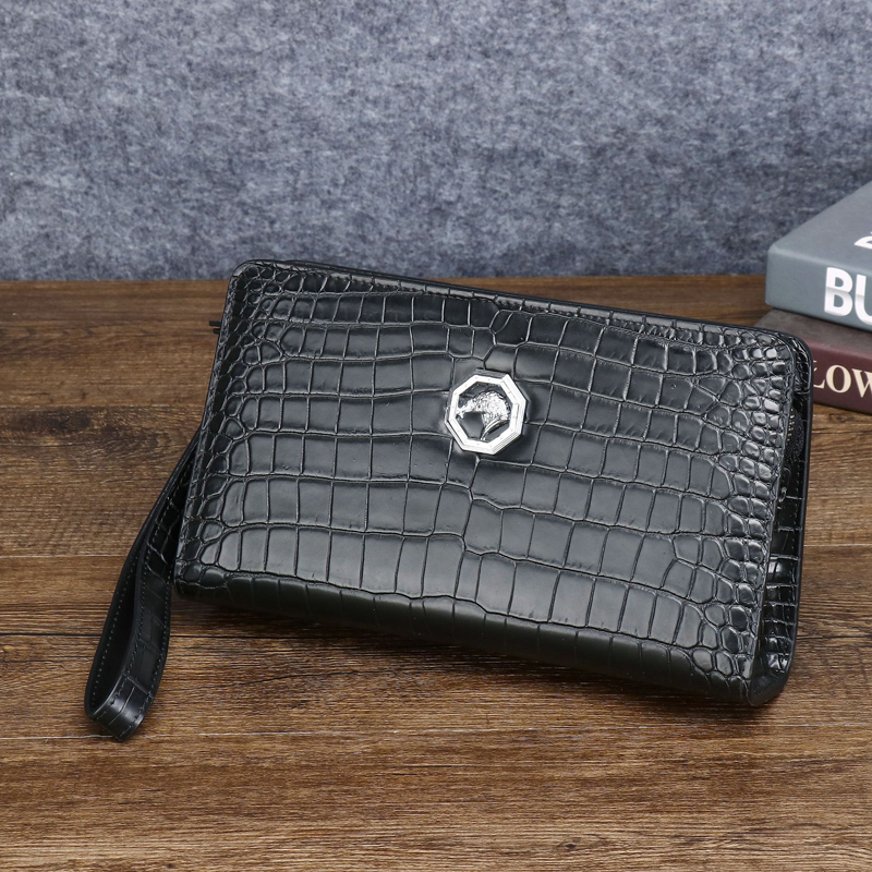 Men's Genuine Leather Clutch B - Card Top Loader ulasan dan harga