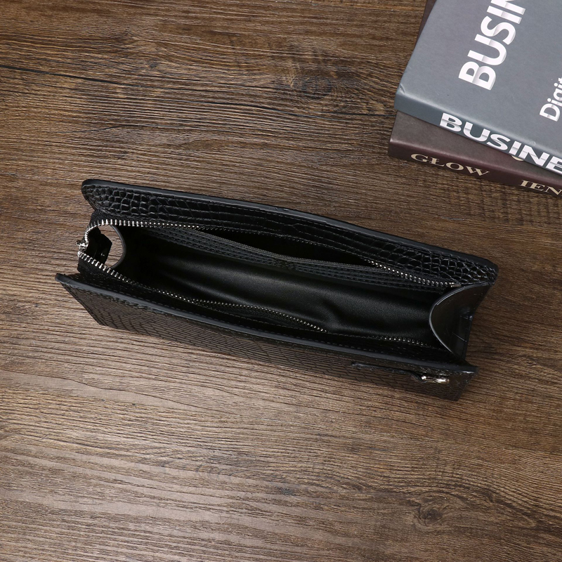 Men's Genuine Leather Clutch B - Card Top Loader ulasan dan harga