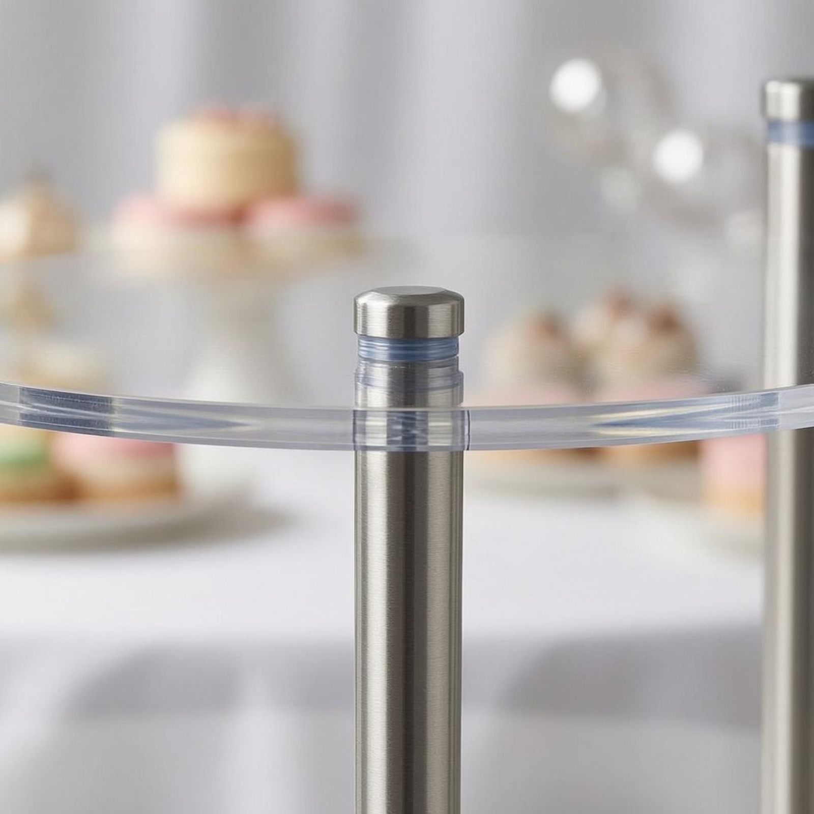 Acrylic Cake Stand Cylindrical - Display Risers Set ulasan dan harga
