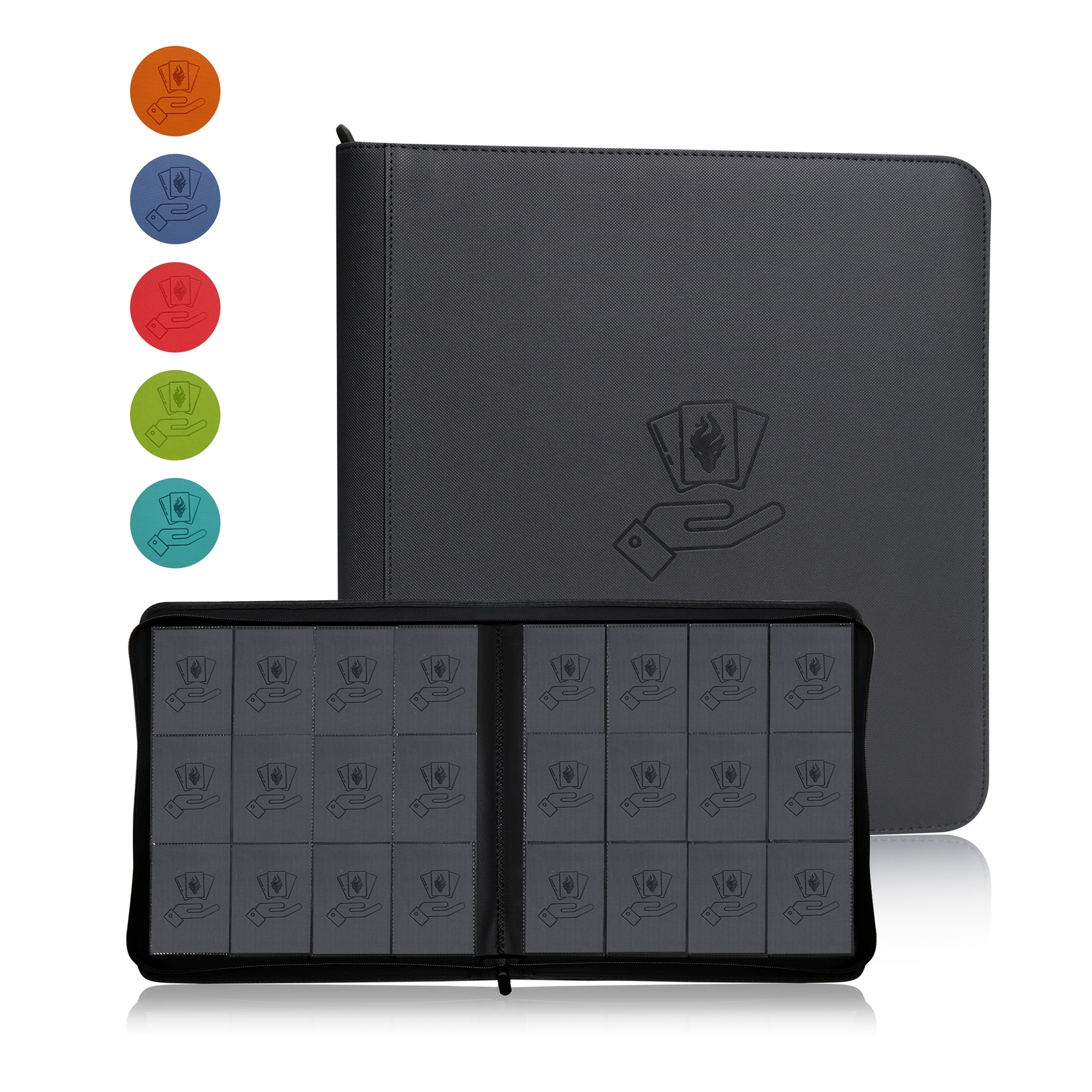 12 Pockets Trading Card Zipper - Trading Card Binder ulasan dan harga