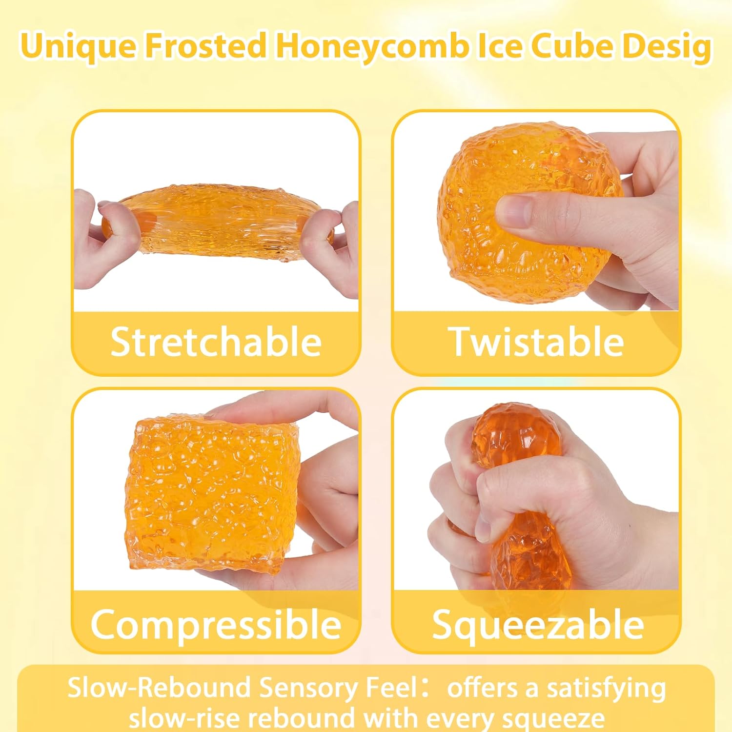 Frosted Honeycomb Ice Cube Squ - Fidget Cube Original ulasan dan harga