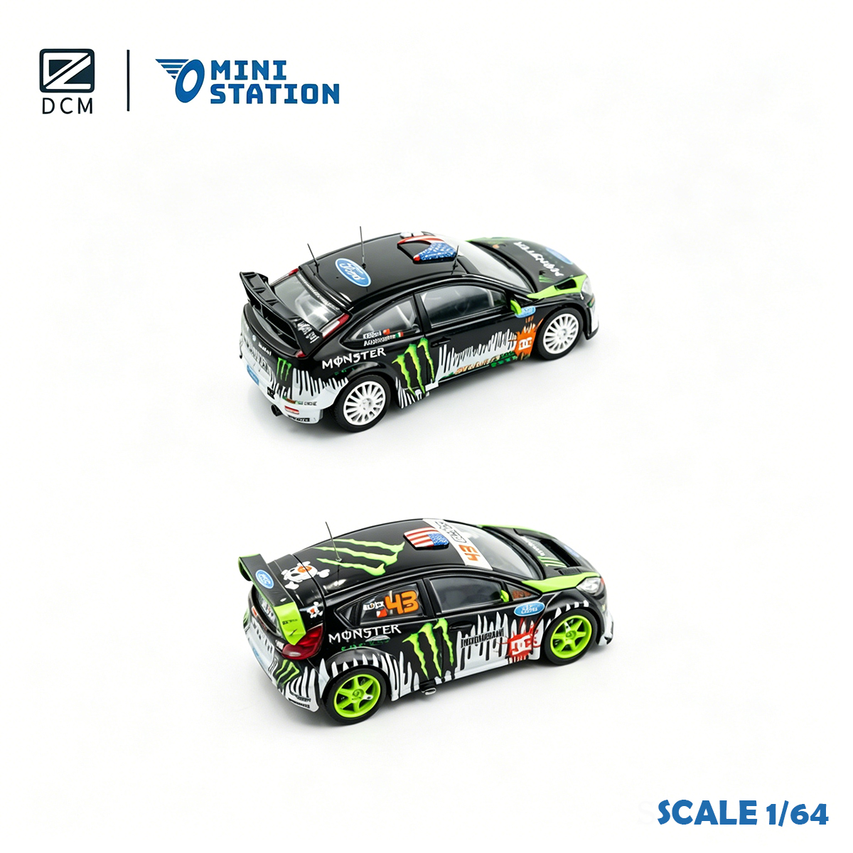 DCM × Mini Station 1:64 Ken Bl - Die Cast Car 1 64 ulasan dan harga