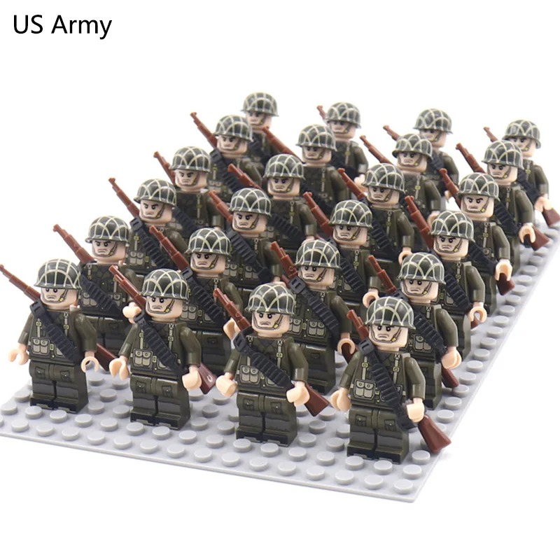 World War II military soldier  - Building Block Mini ulasan dan harga