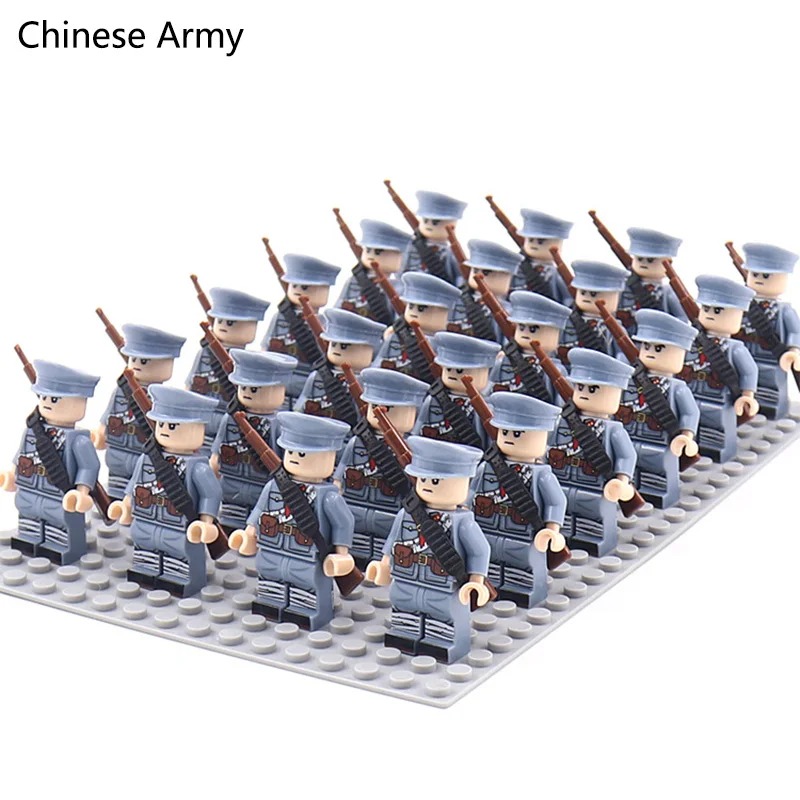 World War II military soldier  - Building Block Mini ulasan dan harga