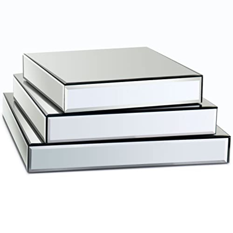 Mirror Display Riser Stands 3  - Display Risers Set ulasan dan harga