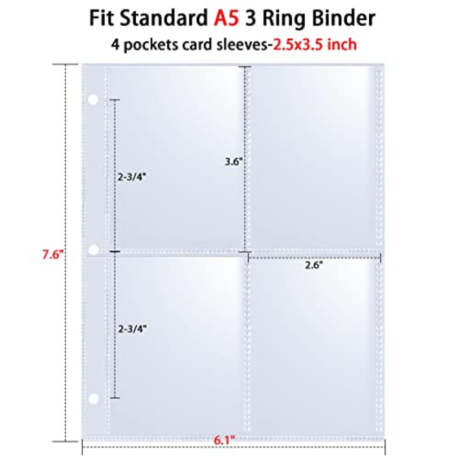 400 Pockets 2.5x3.5 Trading Ca - Trading Card Binder ulasan dan harga