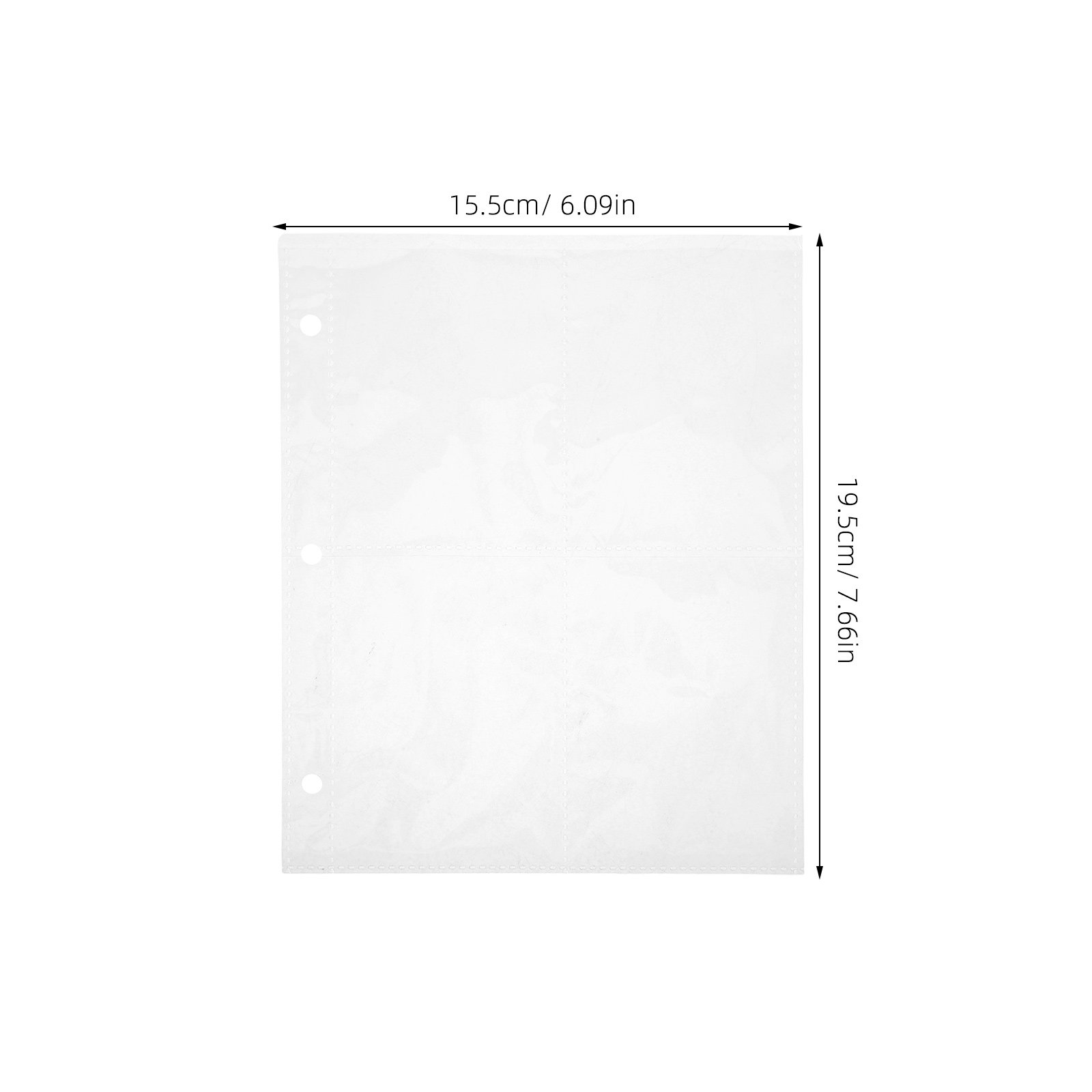 10Pcs Clear Binder Card Sleeve - Trading Card Binder ulasan dan harga