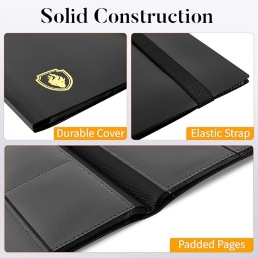 Heavy Duty Card Binder, 9 Pock - Trading Card Binder ulasan dan harga