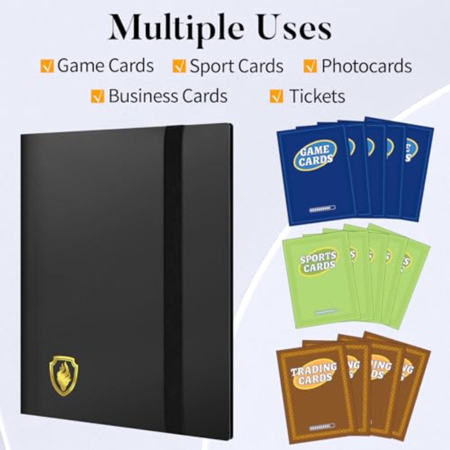 Heavy Duty Card Binder, 9 Pock - Trading Card Binder ulasan dan harga