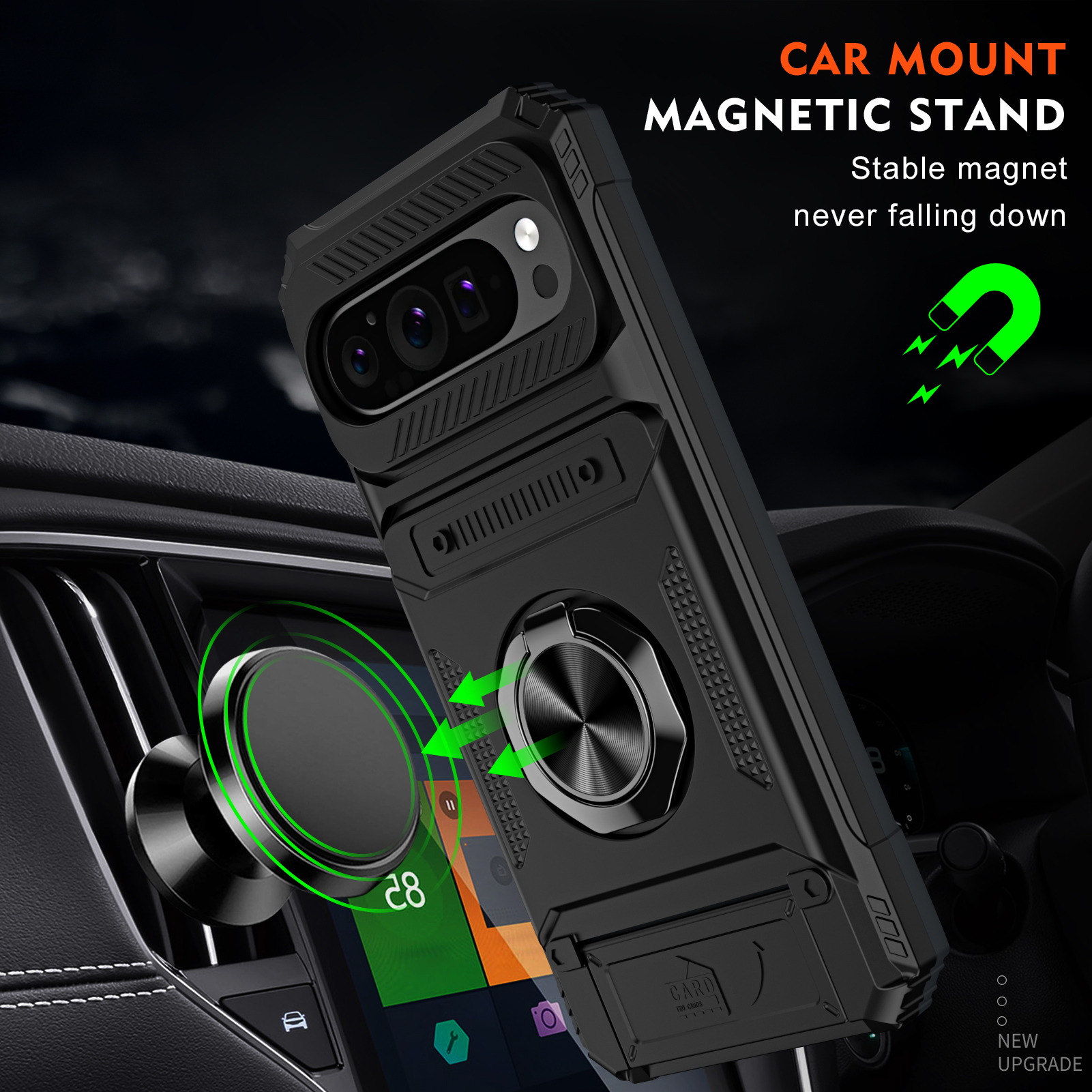 Luxury Rotating Ring Stand Arm - Graded Card Display ulasan dan harga