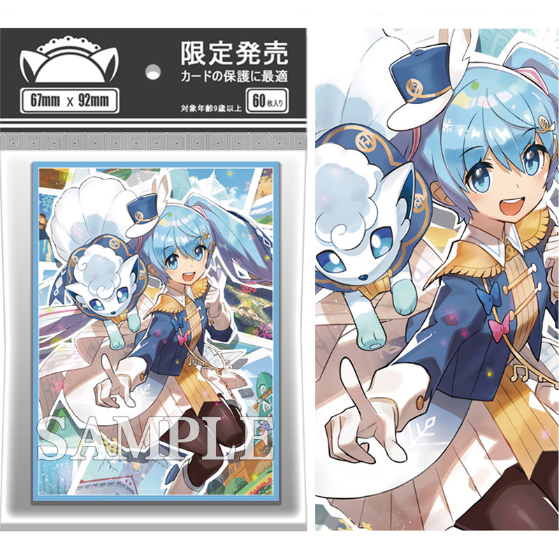 60Pcs/set Hatsune Miku Vulpix  - Card Penny Sleeve ulasan dan harga