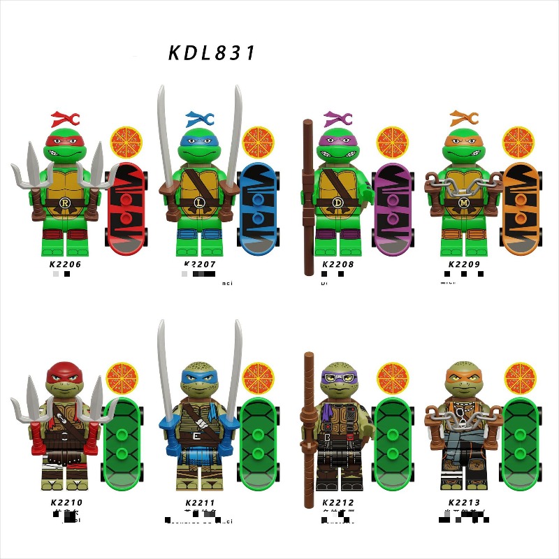 KDL831 cartoon series Teenage  - Building Block Mini ulasan dan harga