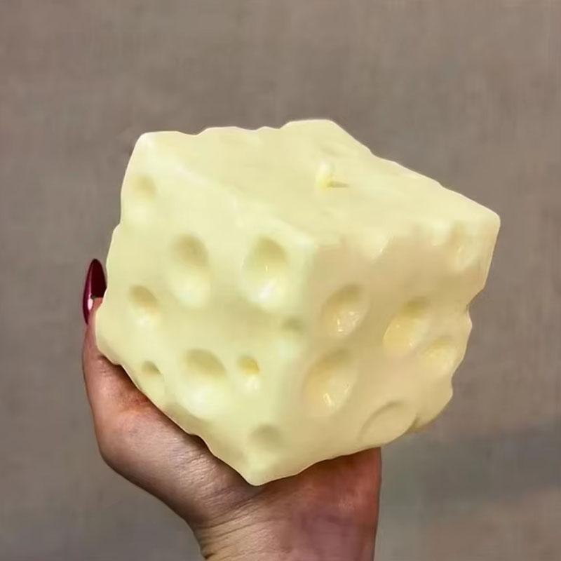 ◔Jumbo Cheese Cube Stress Ball - Fidget Cube Original ulasan dan harga