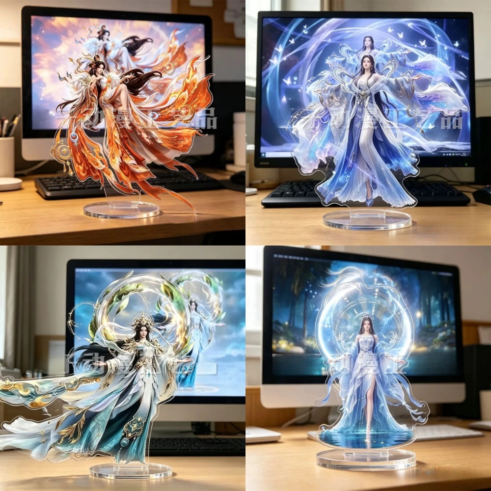 New Anime Wan Mei Shi Jie Acti - Action Figure Stand ulasan dan harga